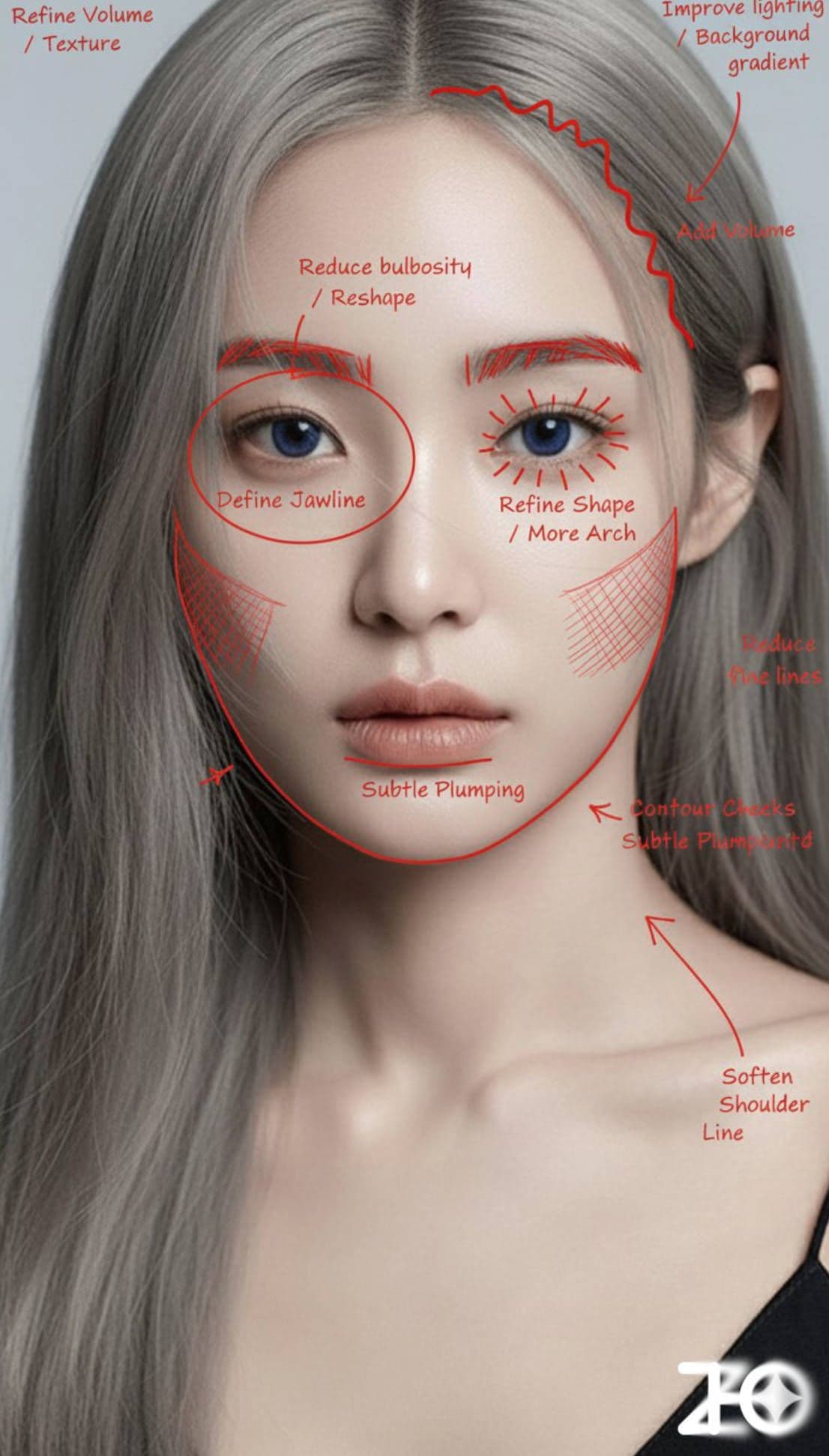 메이크업 분석 — Generated result