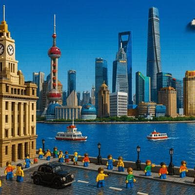 LEGO Stadtansicht - Output
