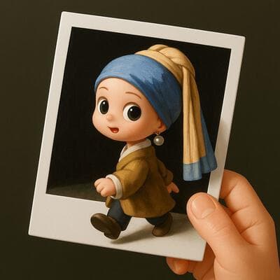 3D Q-Style Charakterfoto-Rahmen - Input
