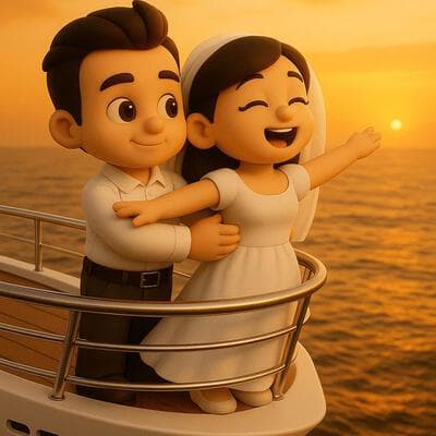 „Titanic“ Pose Nachahmung - Input