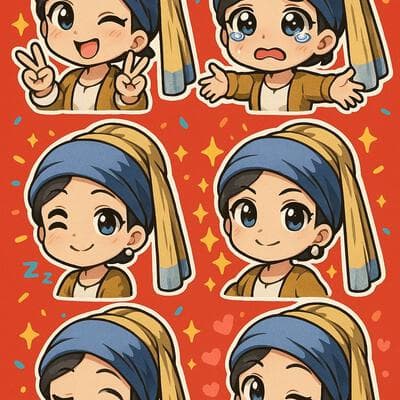 Chibi Sticker Pack Erstellung - Output