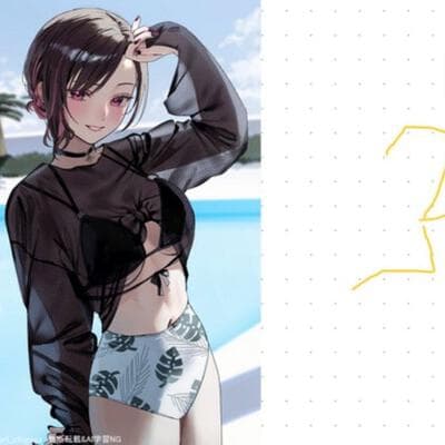 Kontrol Poses Multi-Character Sketsa Tangan - Input