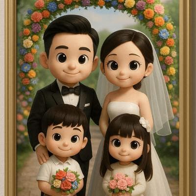 Familienhochzeitsporträt - Input