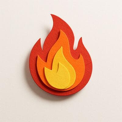 Papercraft-Stil Emoji-Icon - Input