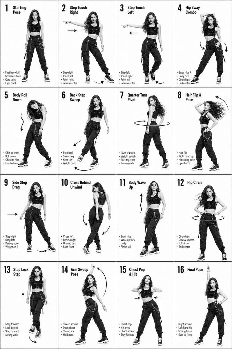 دليل خطوات رقص K-Pop