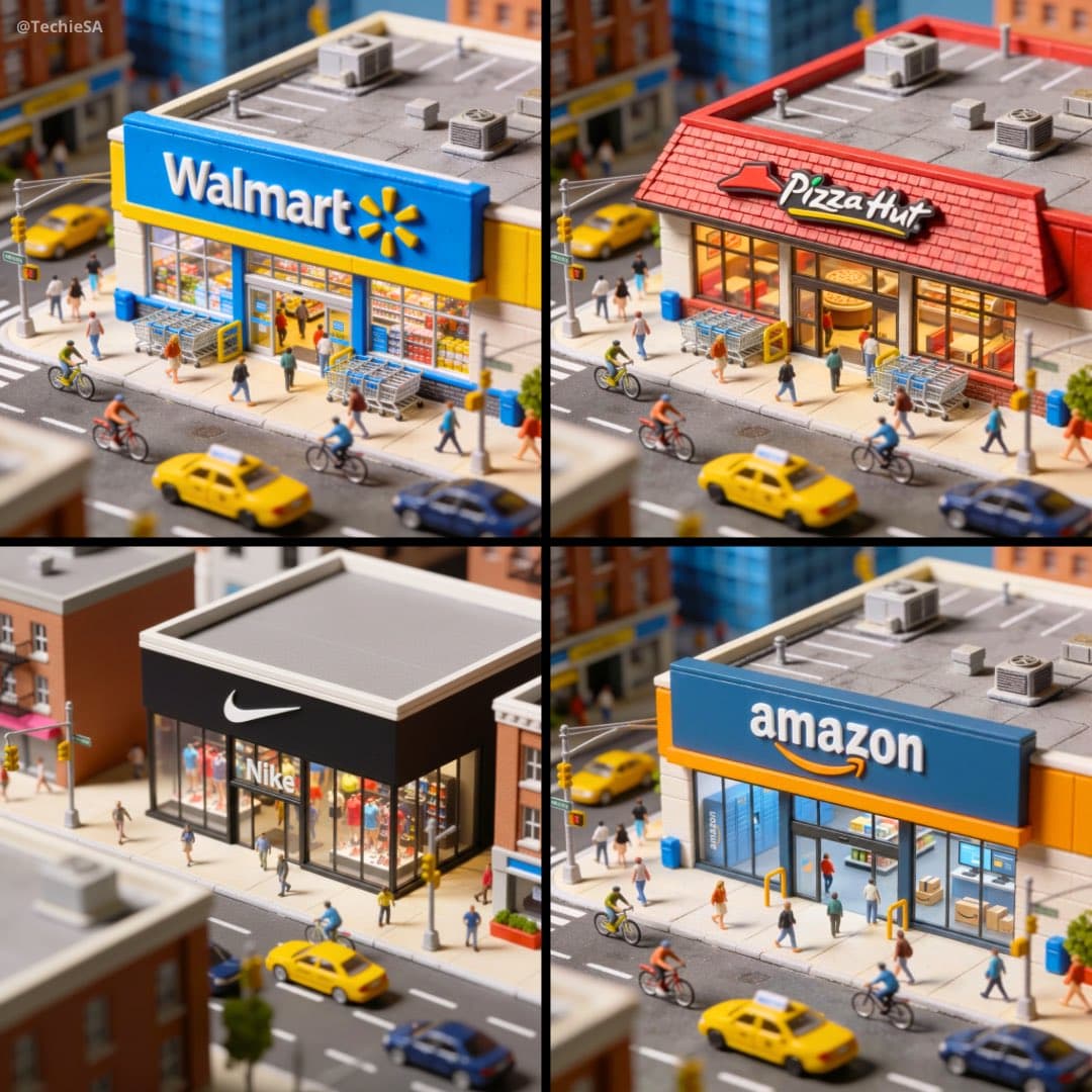 Miniatur-Brand-Store