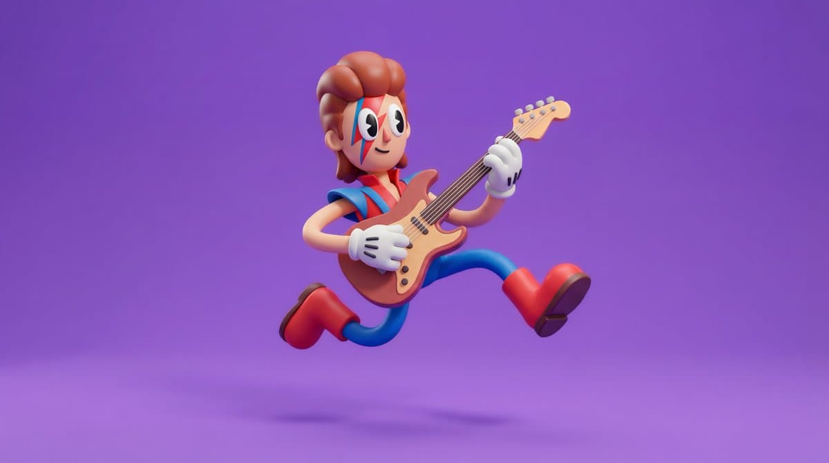Diseño de personaje 3D Rubber Hose — Generated result