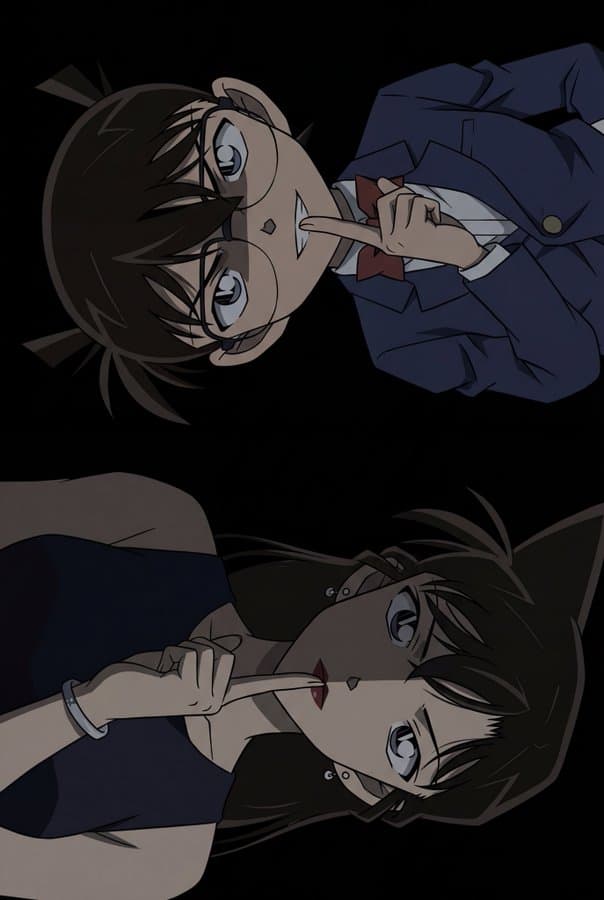 Shinichi Kudo und Ran Mouri