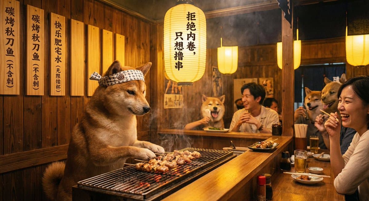 Gegrillte Hundespieße im japanischen Izakaya-Stil