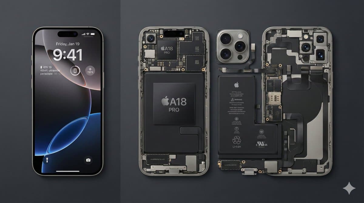 تفكيك iPhone 16 Pro Max — Generated result