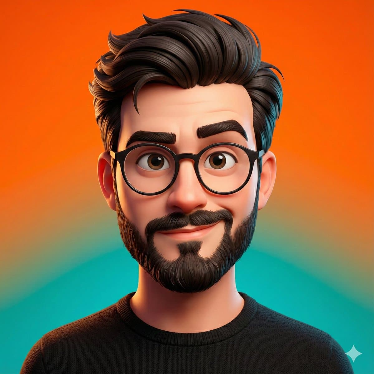 Stilisierter 3D-Charakter-Cartoon — Generated result