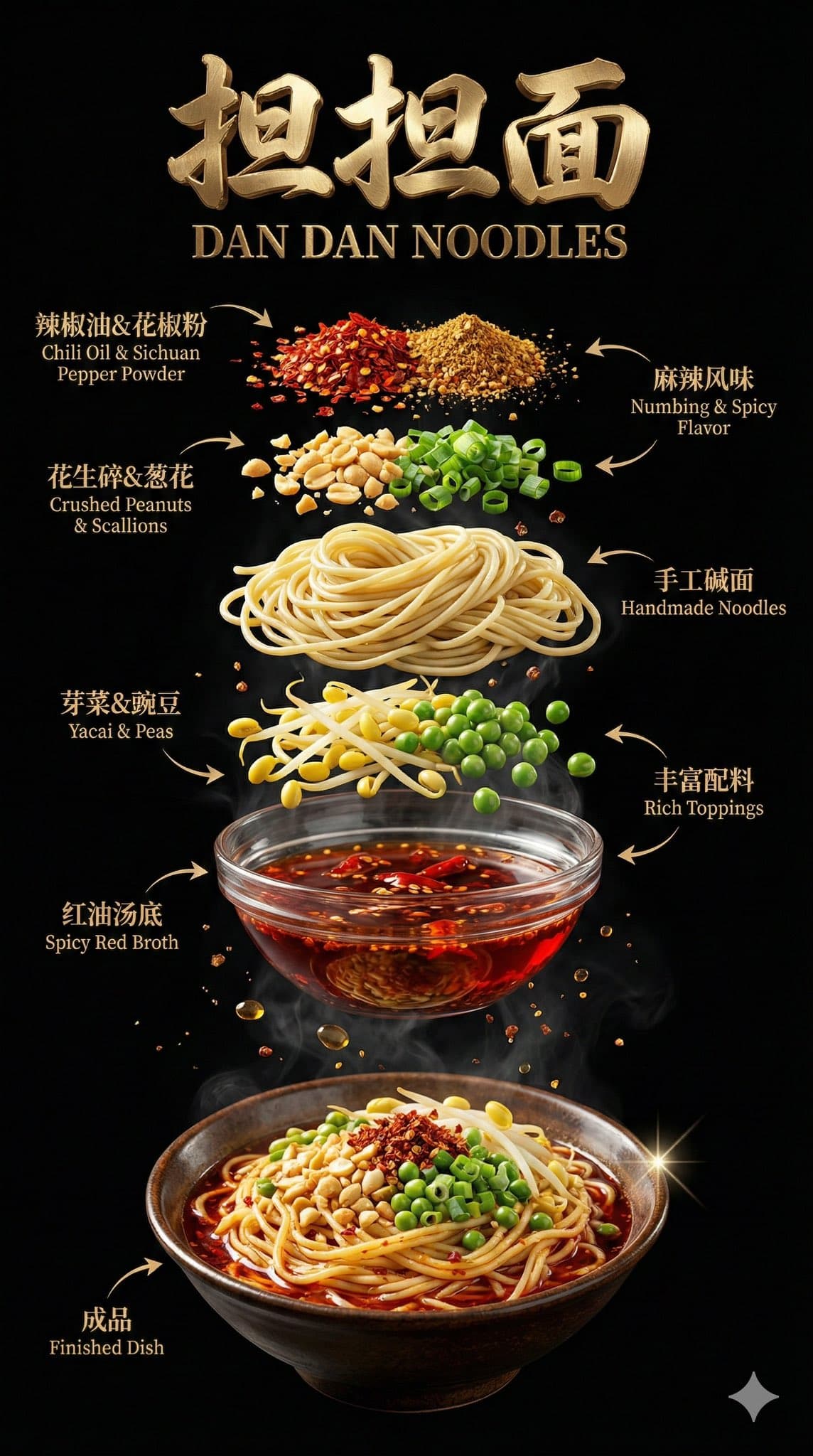 Dandan Noodles Premium-Poster — Generated result