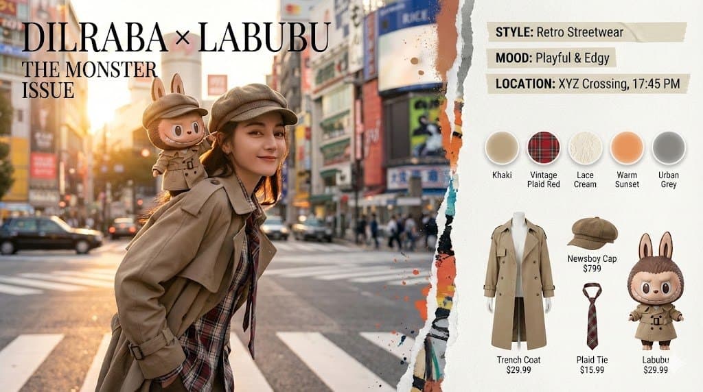 Double page de magazine en haute définition — Generated result