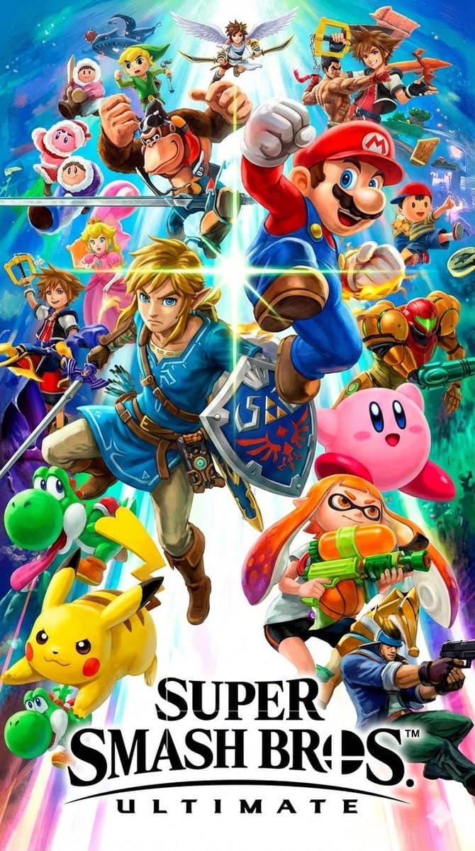 Super Smash Bros. Ultimate Familienfoto — Generated result