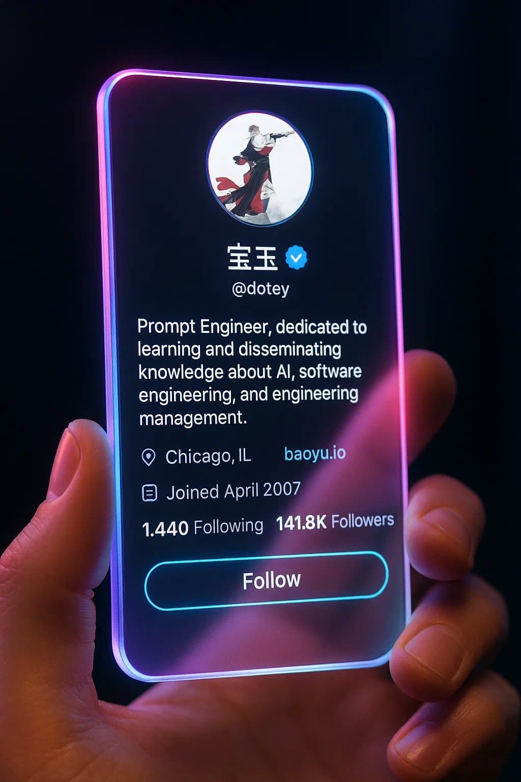 صورة لواجهة وسائل تواصل اجتماعي مستقبلية بجمالية Cyberpunk — Generated result