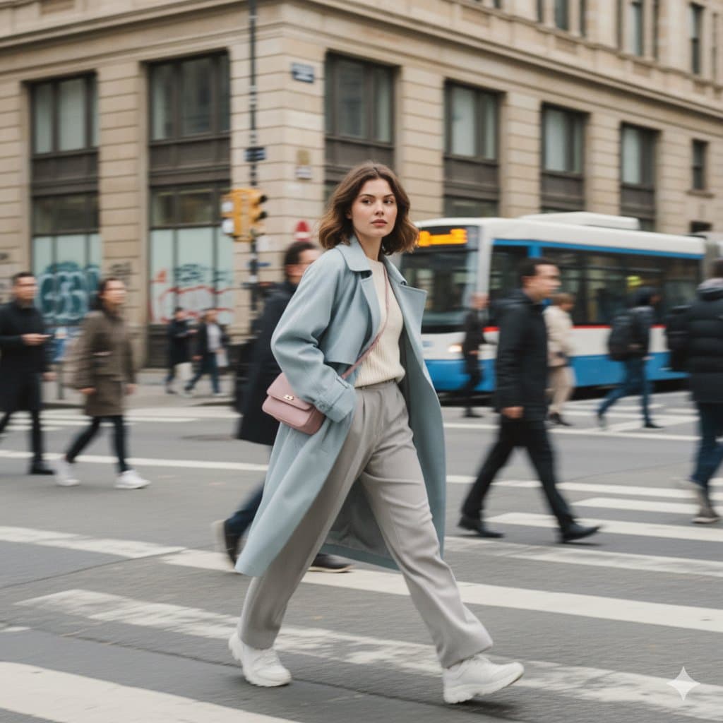 Fotografía Cinematográfica de Moda Urbana — Generated result