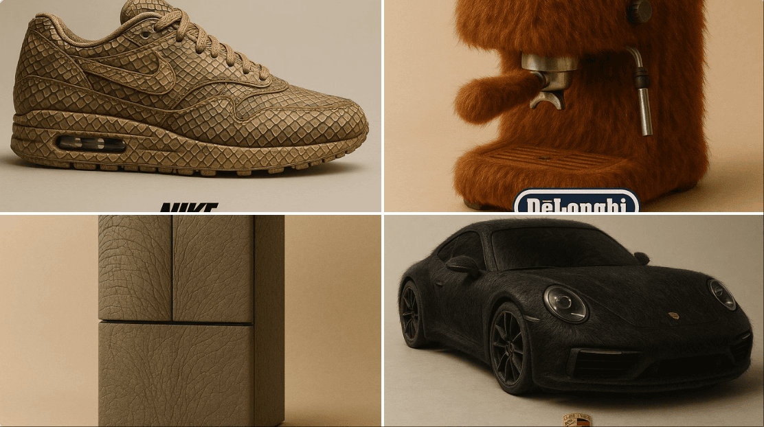 Animalisch inspiriertes Branding