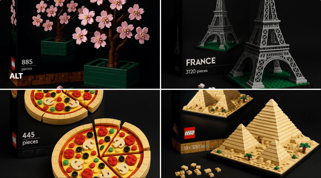 Lego-Stil-Set