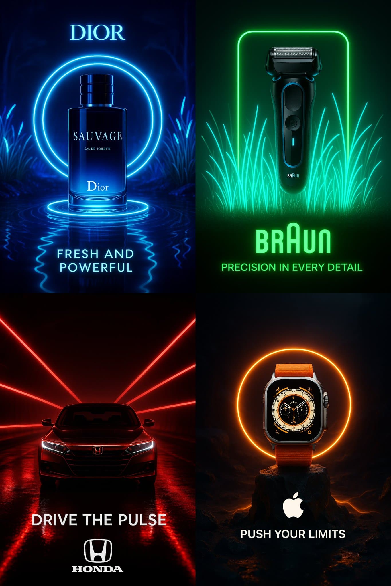Neon-Marken-Neuinterpretation