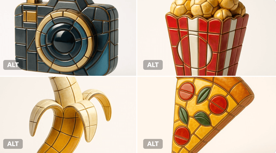 Style mosaïque en carreaux d’émail — Generated result