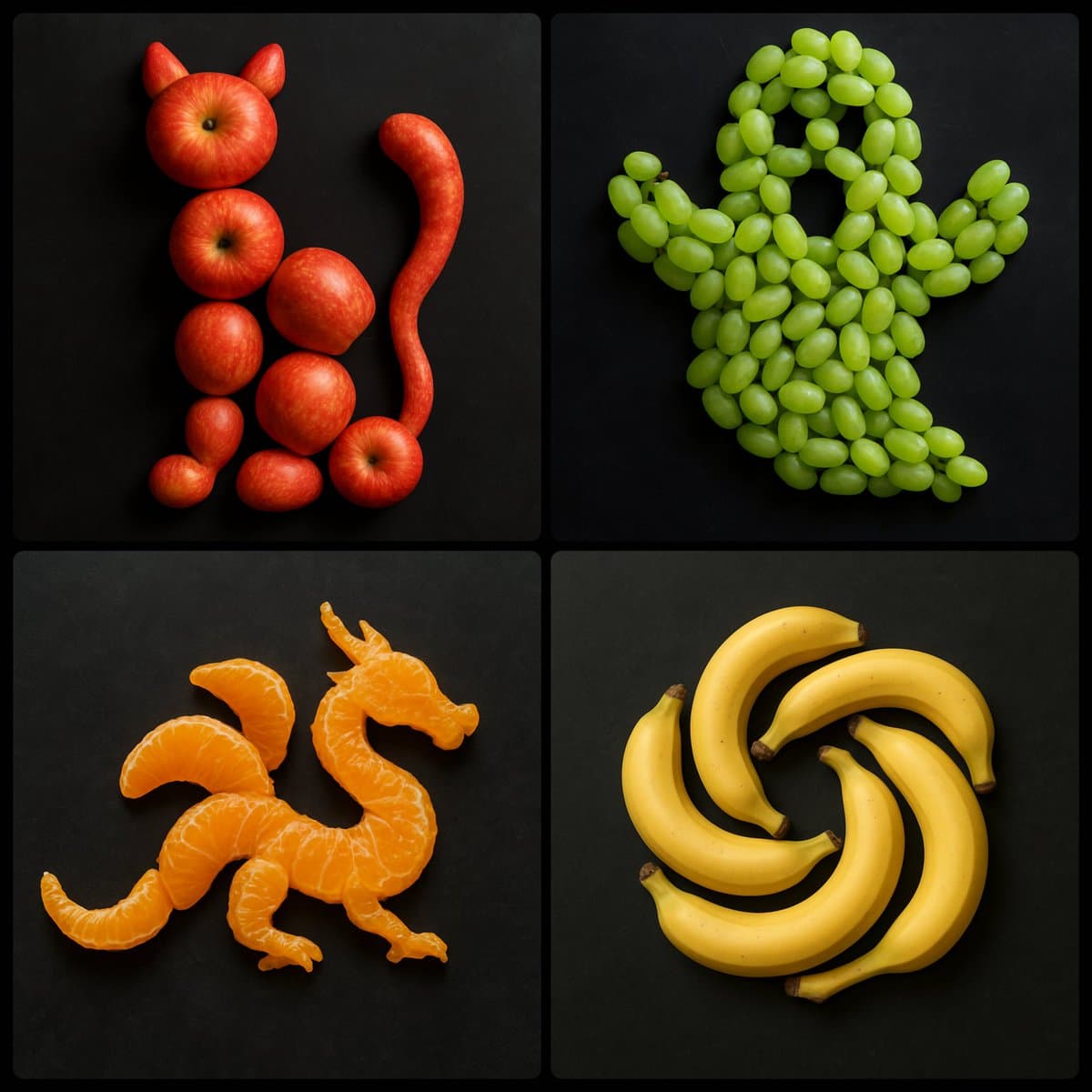 Form von Früchten — Generated result