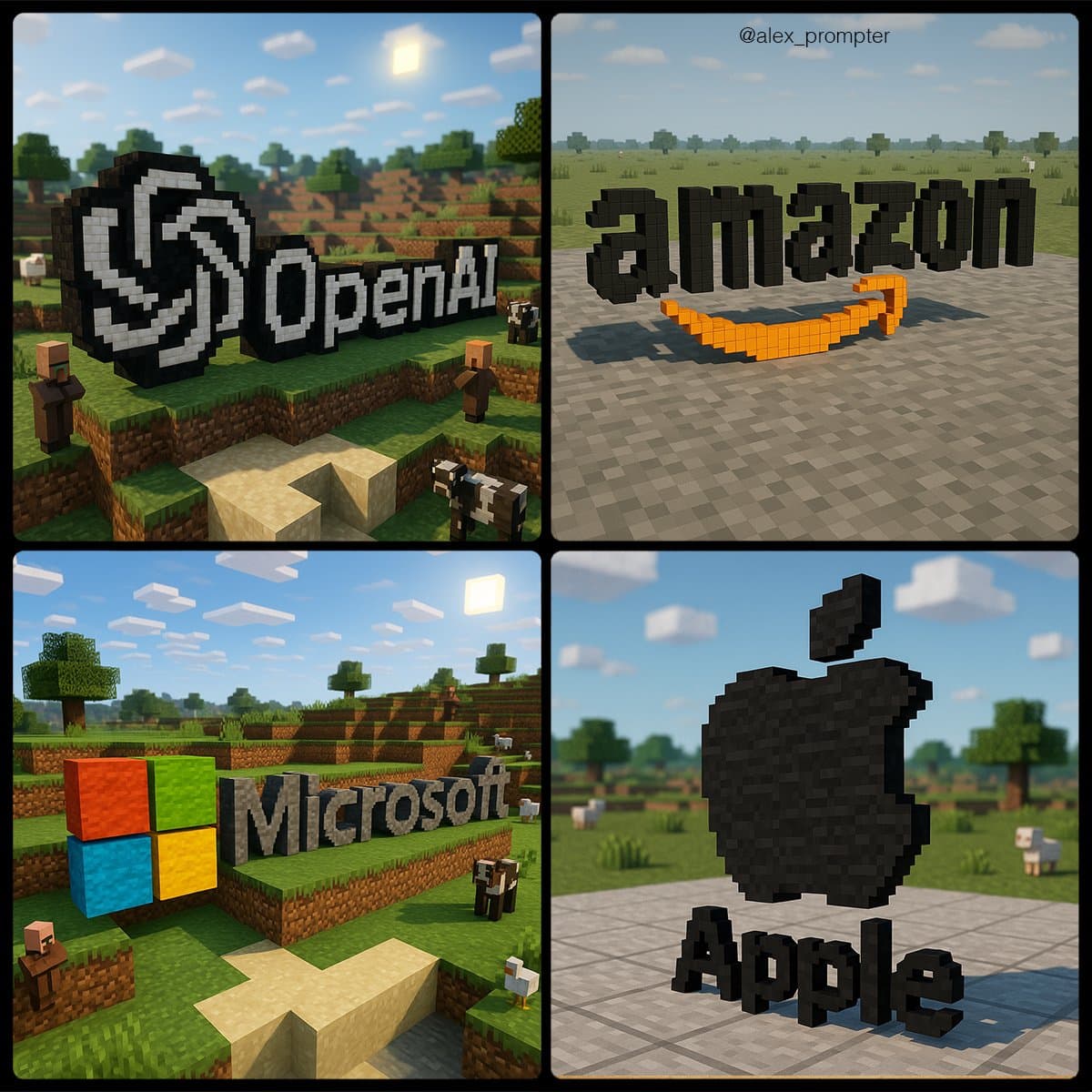 โลโก้ใน Minecraft