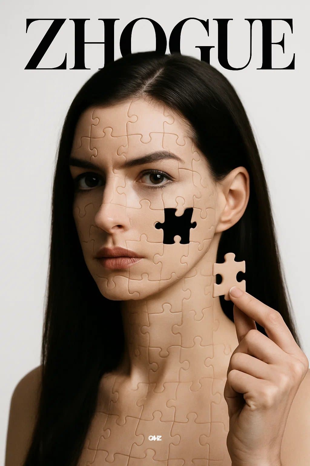 Potret Puzzle Hiperrealistis