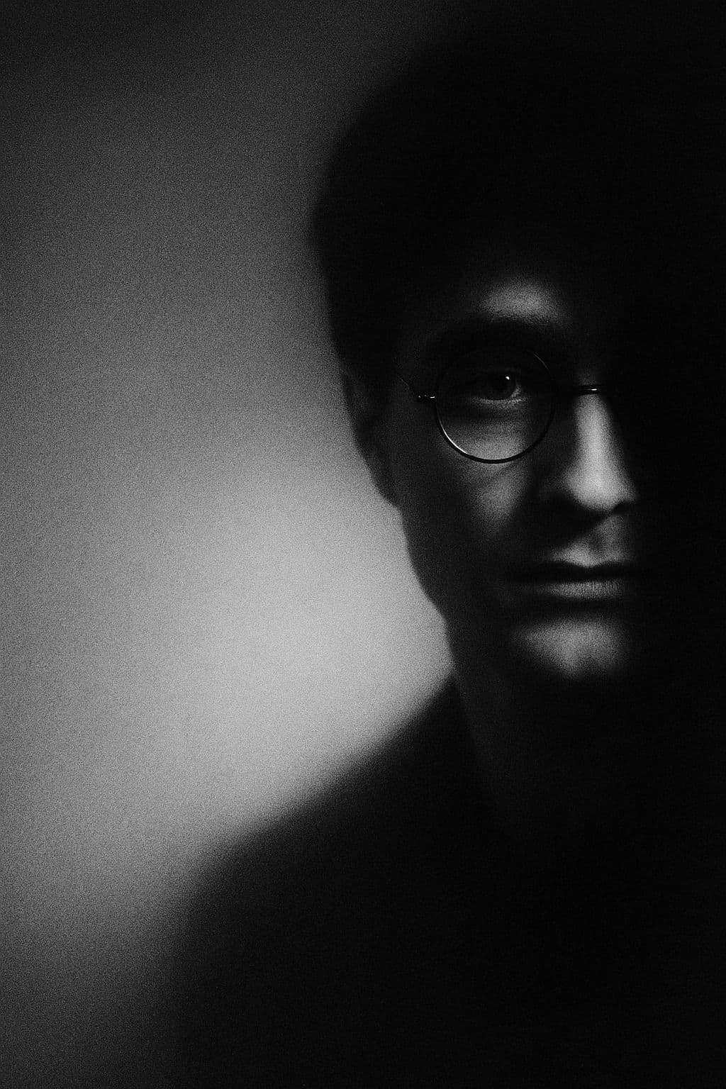 Arte de retrato en blanco y negro — Generated result
